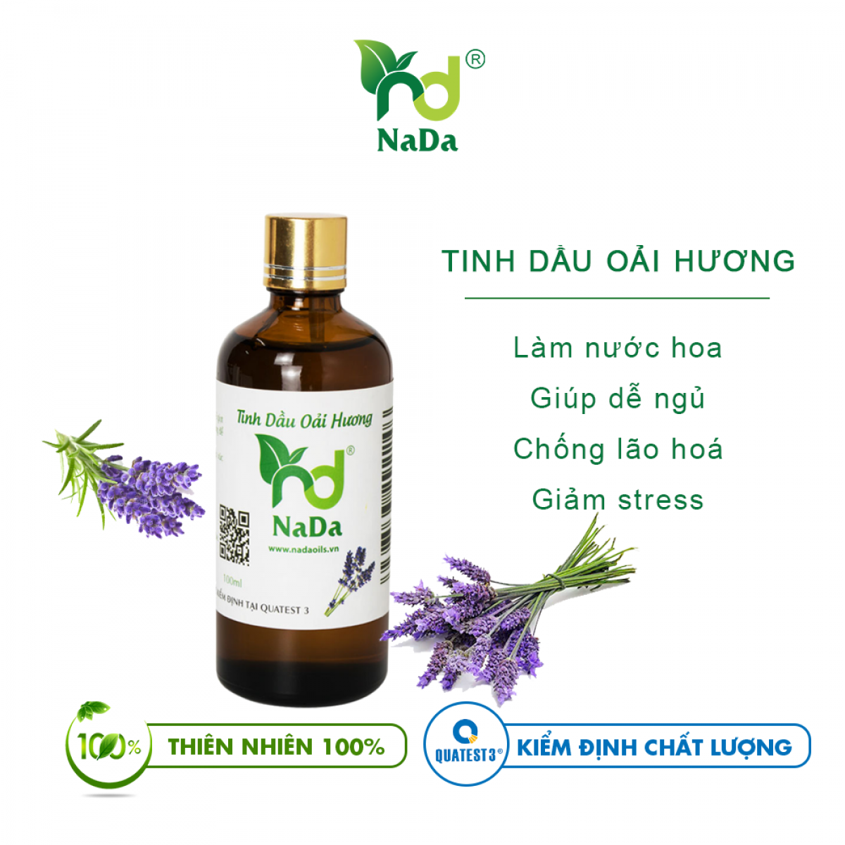 Tinh dầu Oải Hương – Lavender NaDaOils