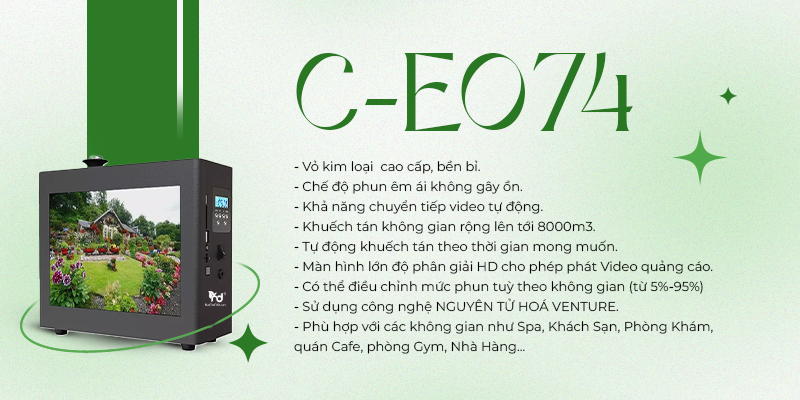 máy xông tinh dầu kết hợp quảng cáo