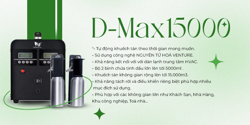 máy xông tinh dầu kết nối dàn lạnh