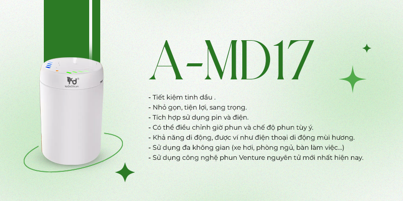 máy xông tinh dầu di động