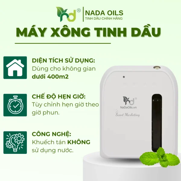 Máy Khuếch Tán NaDa Oils BED-800ES Không Gian Dưới 500m2 - Hình ảnh 4