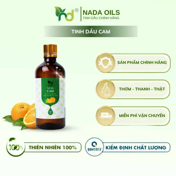 Tinh Dầu Cam Nguyên Chất 100% Thiên Nhiên (Orange) - Hình ảnh 4