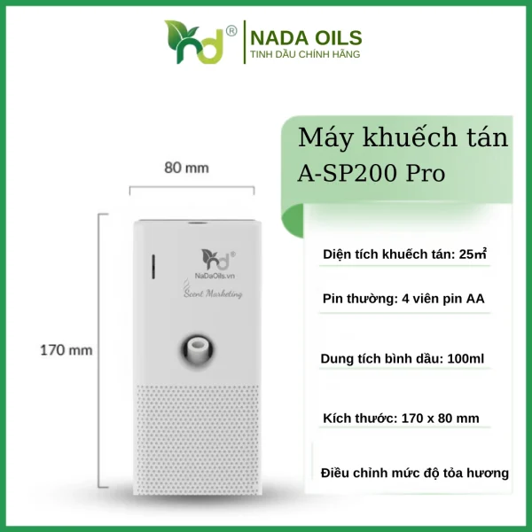 [Shark Bình Sử Dụng] Máy Khuếch Tán A-SP200Pro Không Gian Dưới 50m2 - Hình ảnh 3