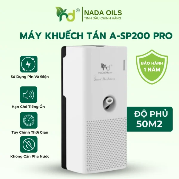[Shark Bình Sử Dụng] Máy Khuếch Tán A-SP200Pro Không Gian Dưới 50m2 - Hình ảnh 2