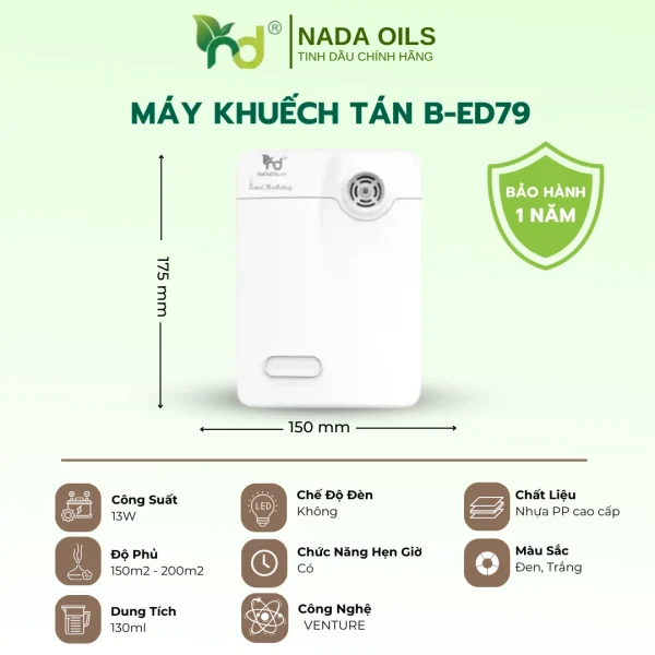 Máy Khuếch Tán NaDa Oils B-ED79 Pro - Hình ảnh 4