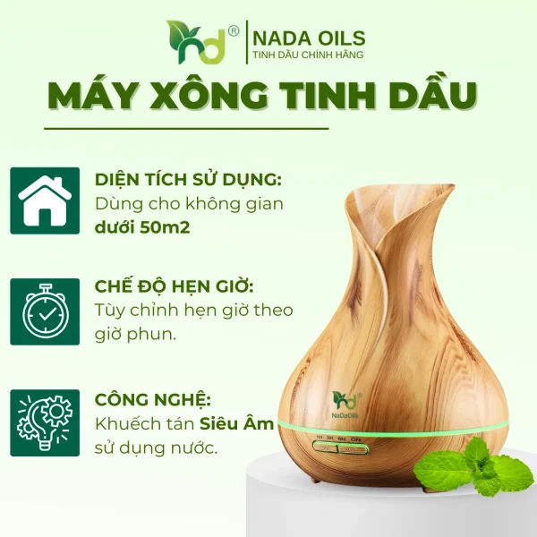 Máy Xông Tinh Dầu An Nhiên Không Gian Dưới 50m2 - Hình ảnh 3