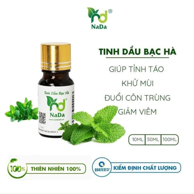 tinh dầu bạc hà có đặc điểm gì