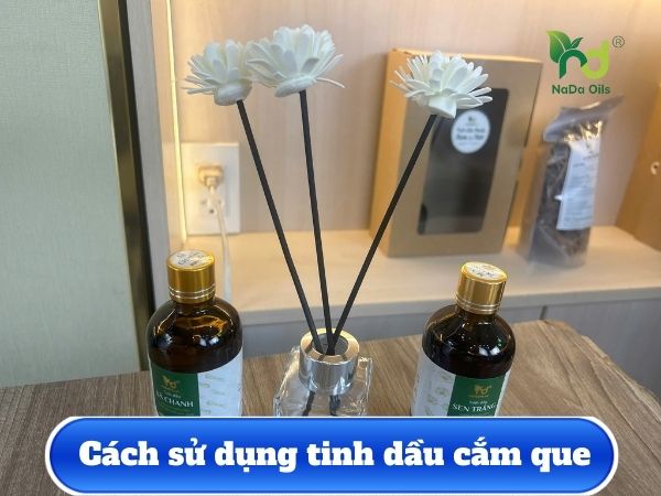 Cách sử dụng tinh dầu cắm que