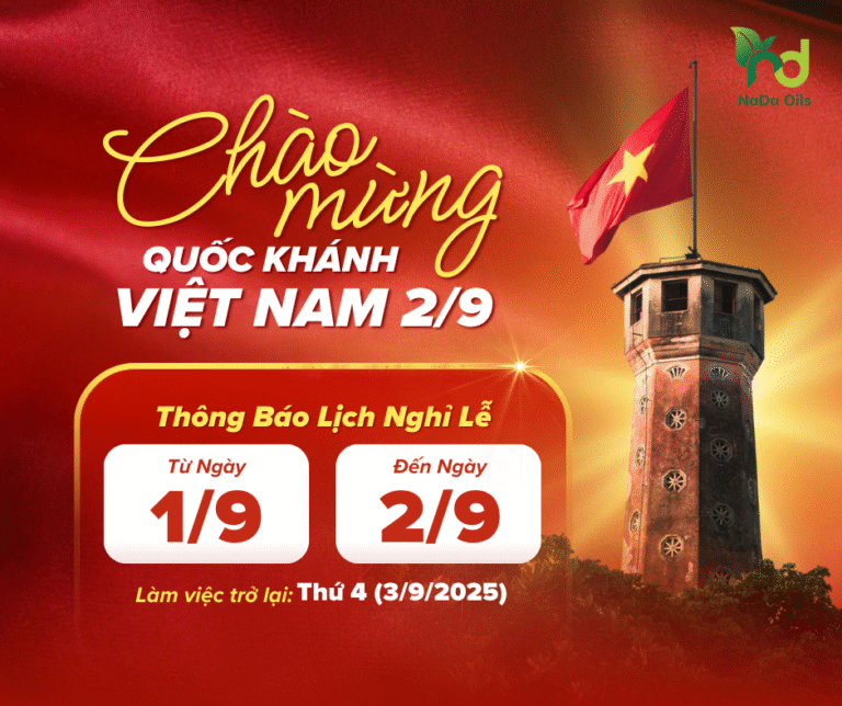 lịch nghỉ lễ 2.9 nada oils