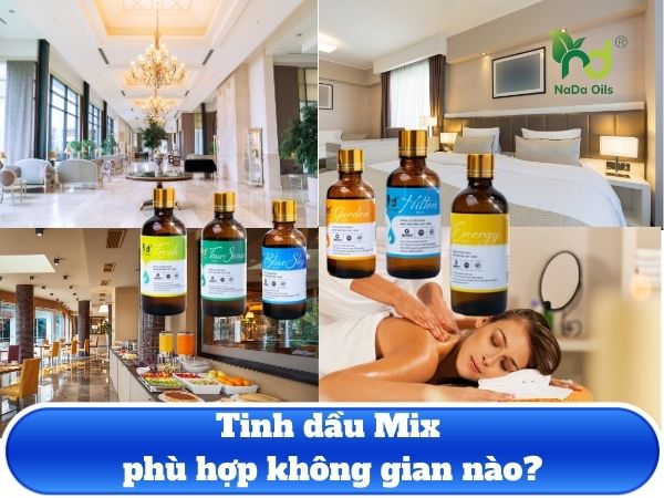 Tinh dầu Mix phù hợp không gian nào?
