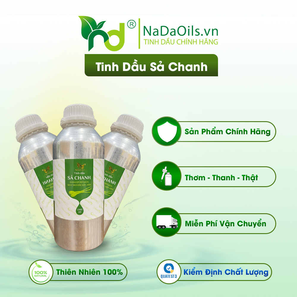 Cách sử dụng tinh dầu sả chanh 