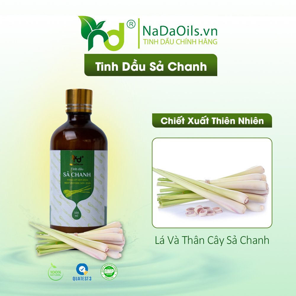 Cách sử dụng tinh dầu sả chanh 