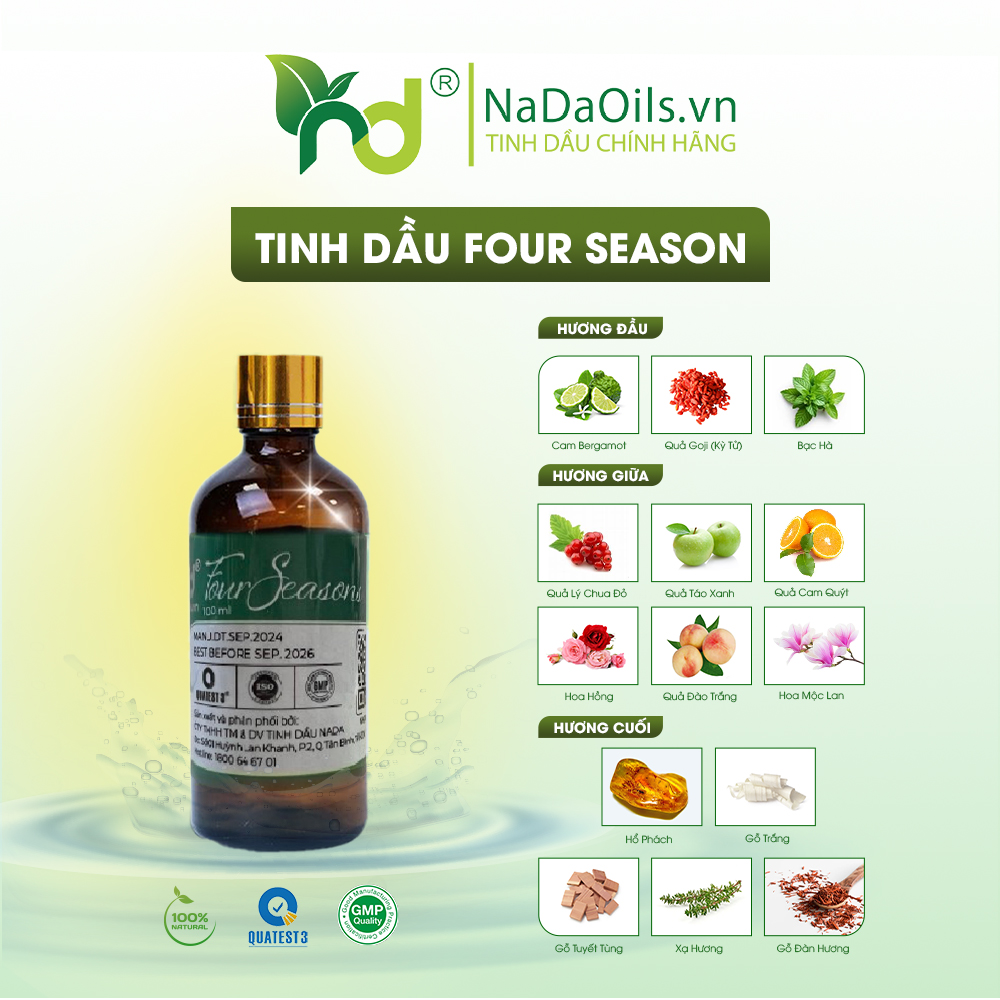 Tinh dầu Mix Độc Quyền Four Season 