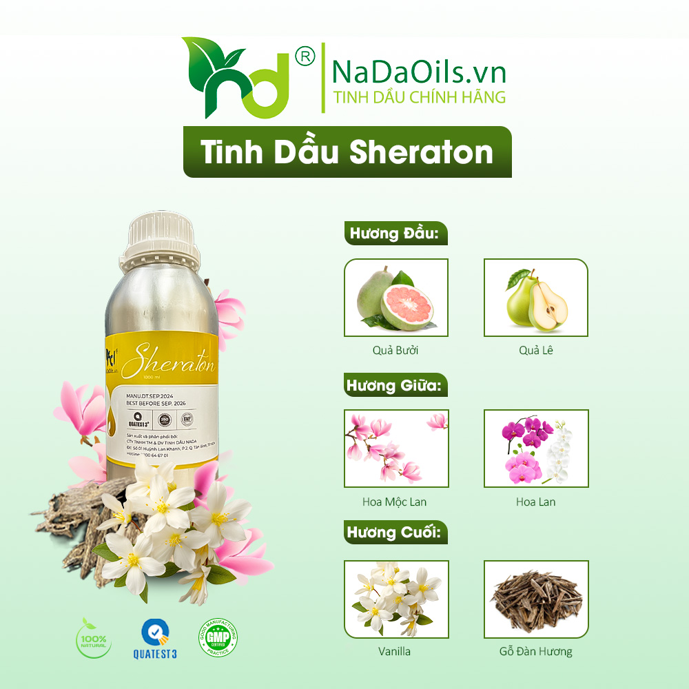 Tinh dầu Mix độc quyền Sheraton