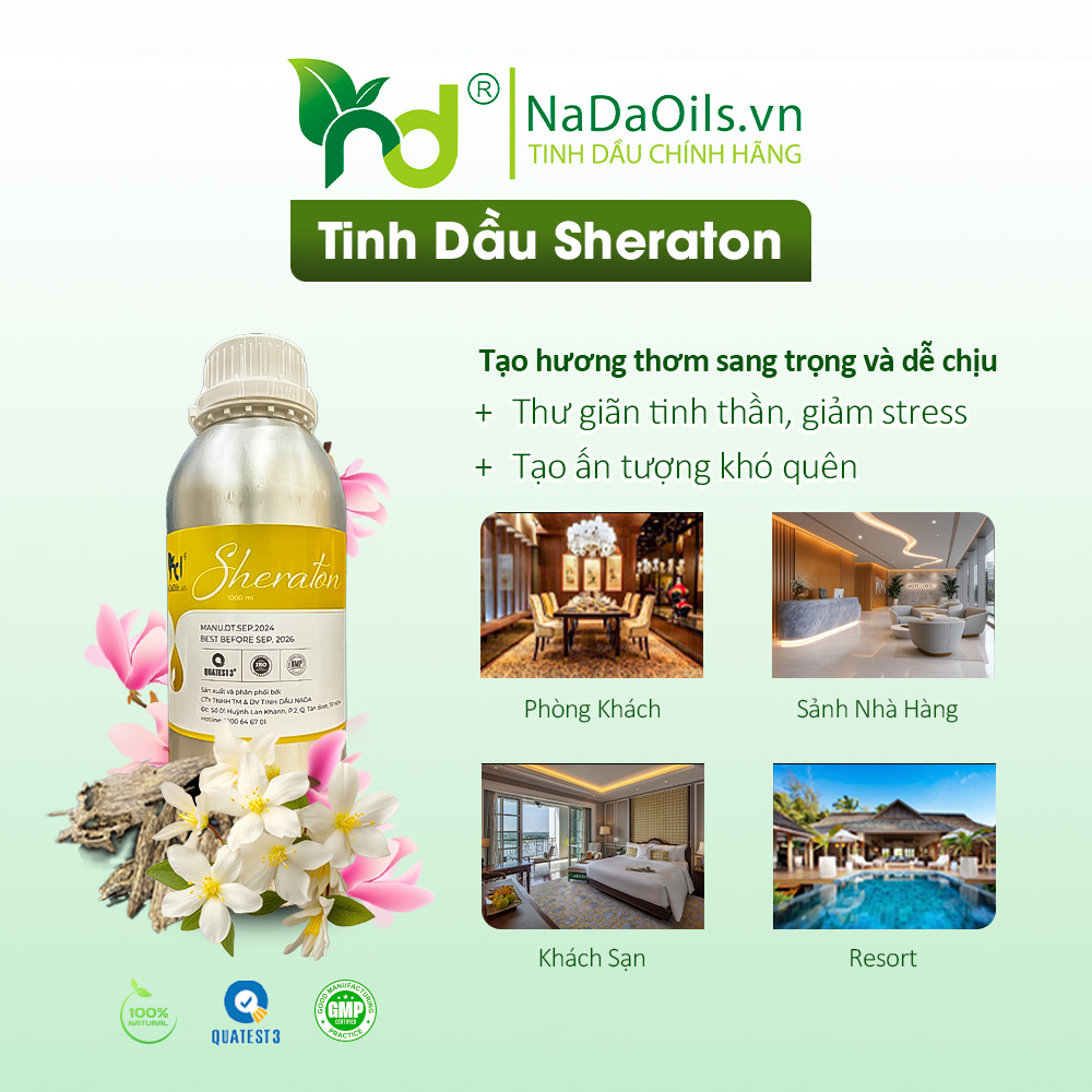 tinh dầu mix Sheraton