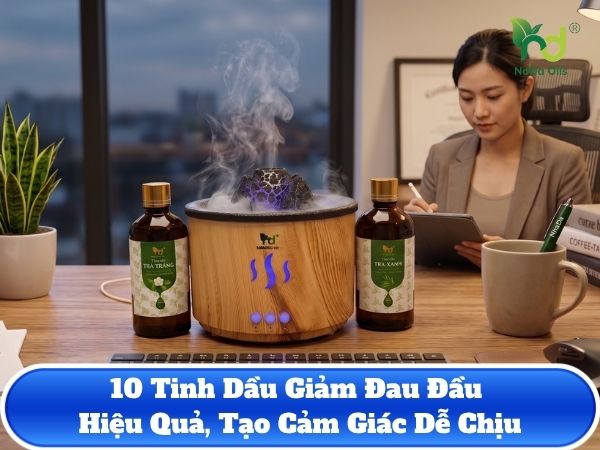 10 Tinh Dầu Giảm Đau Đầu Hiệu Quả - Tạo Cảm Giác Dễ Chịu