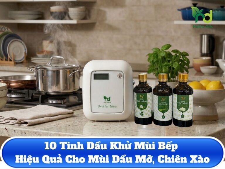 10 Tinh Dầu Khử Mùi Bếp Hiệu Quả Cho Mùi Dầu Mỡ, Chiên Xào