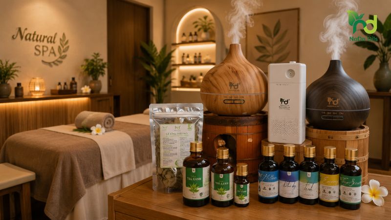 Máy Khuếch Tán Cho Spa Dưới 100m²