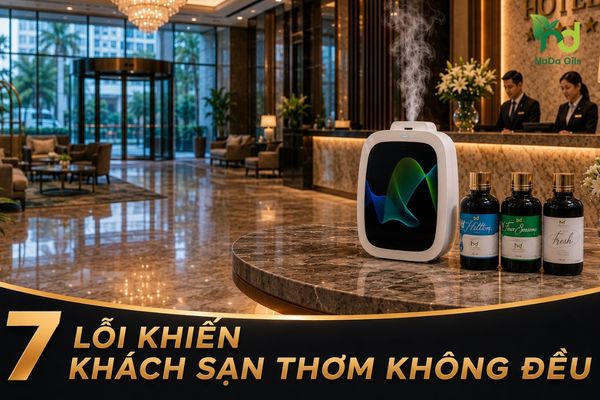 7 Lỗi Khiến Khách Sạn Thơm Không Đều
