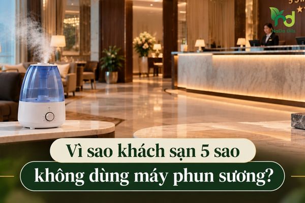 Vì sao khách sạn 5 sao không dùng máy phun sương?