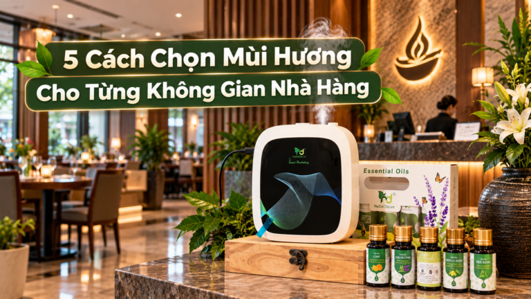 5 Cách Chọn Mùi Hương Cho Từng Không Gian Nhà Hàng