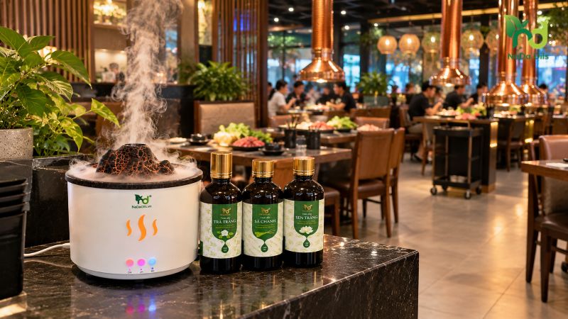 Giải Pháp Mùi Hương Nhà Hàng Lẩu Nướng